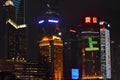 Shanghai City Night, Oriental Pearl Tower, night economy